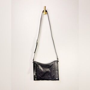 Frye Melissa Concho Zip NWT Western Stud-Trim Crossbody Buttery Leather Bag